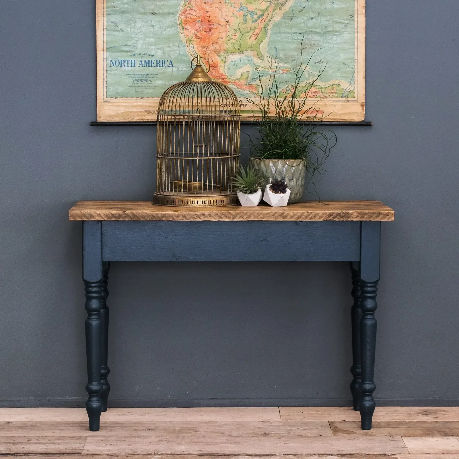 Library console table