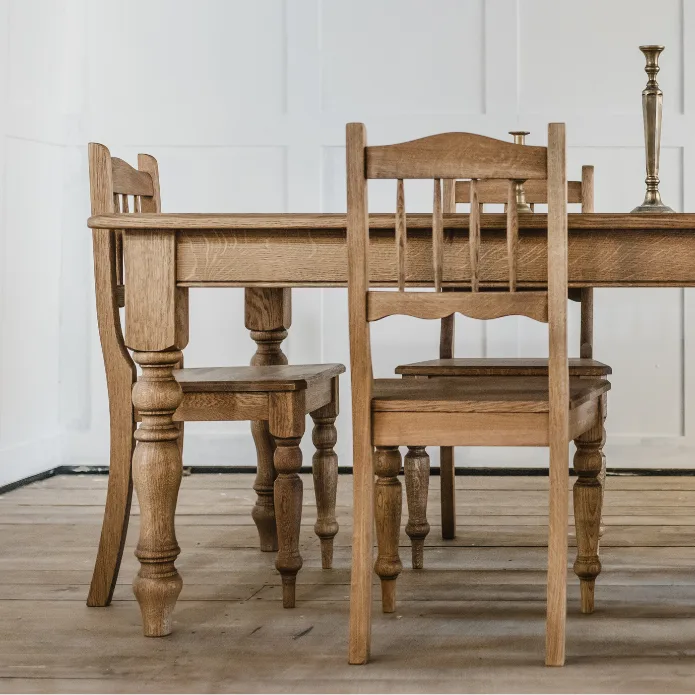 The Oak Farmhouse Table - View 2